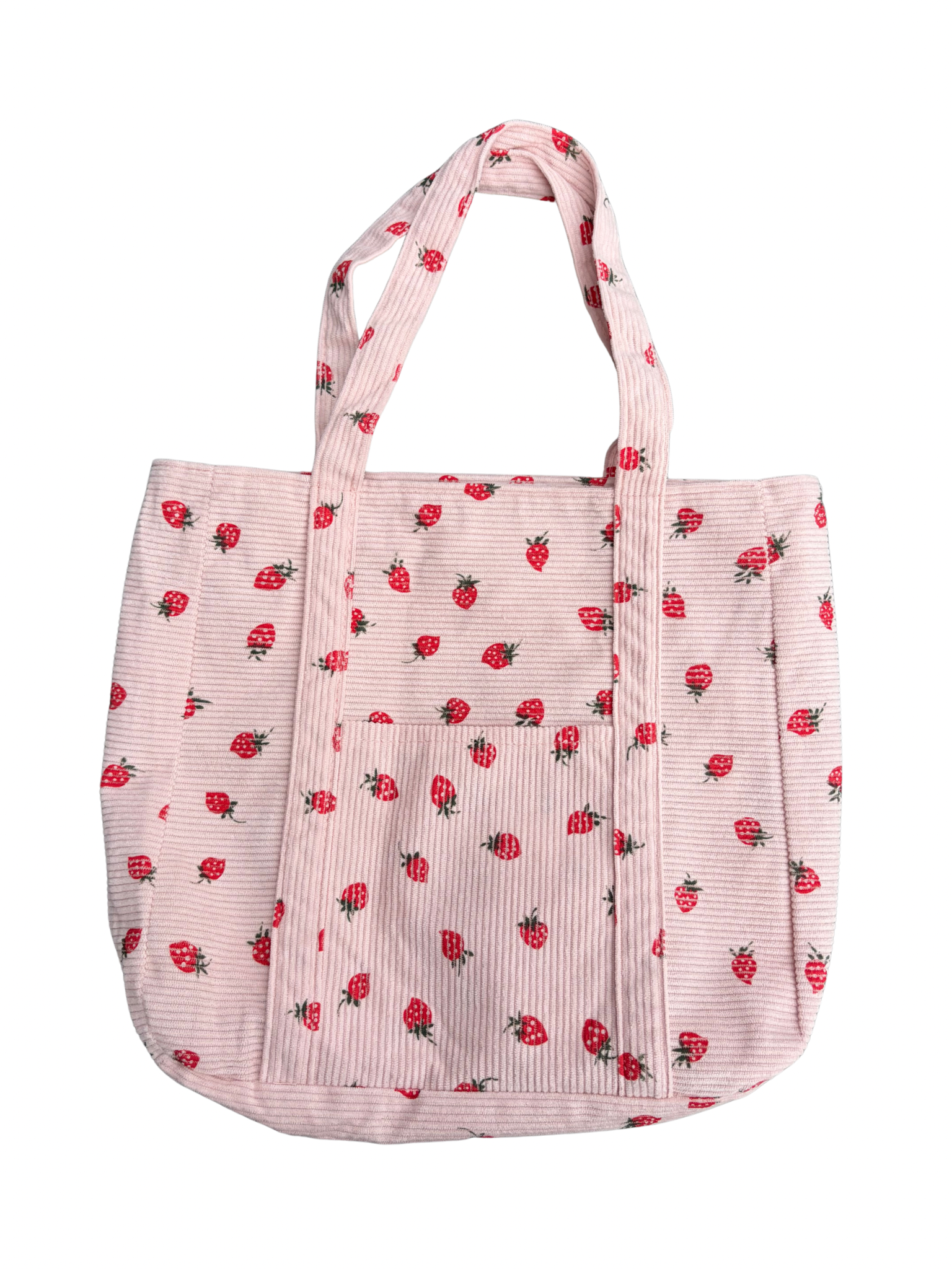 Tote Bag Erdbeeren - Rosa