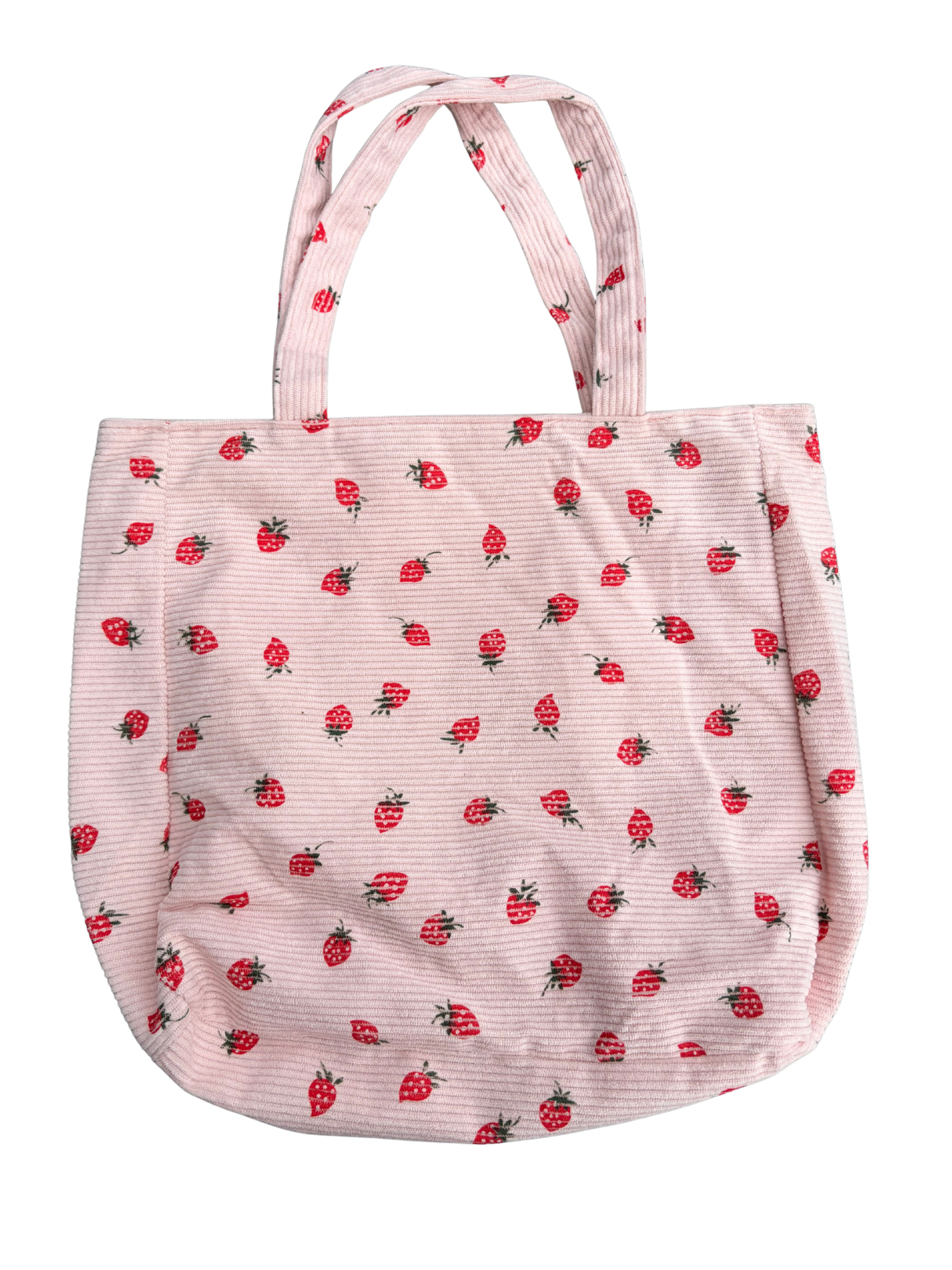 Tote Bag Erdbeeren - Rosa