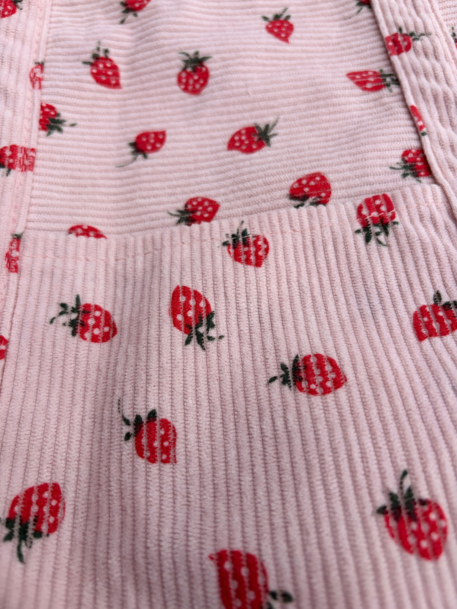 Tote Bag Erdbeeren - Rosa