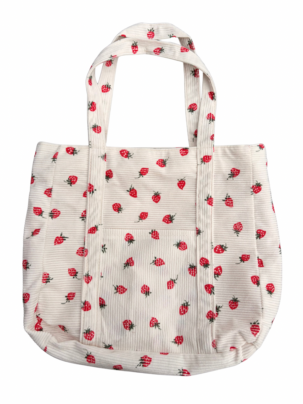 Tote Bag Erdbeere - Creme