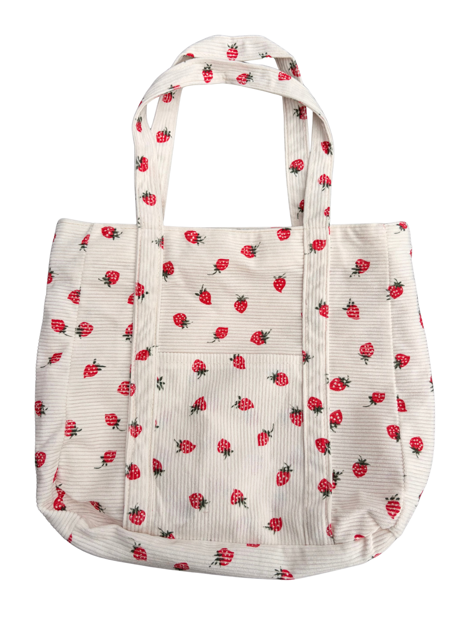 Tote Bag Erdbeere - Creme