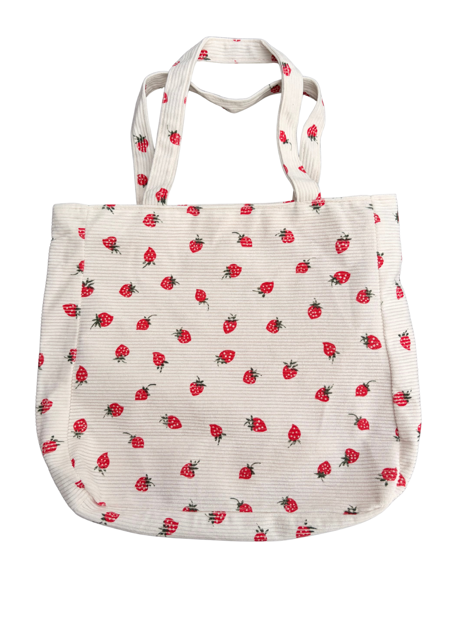 Tote Bag Erdbeere - Creme