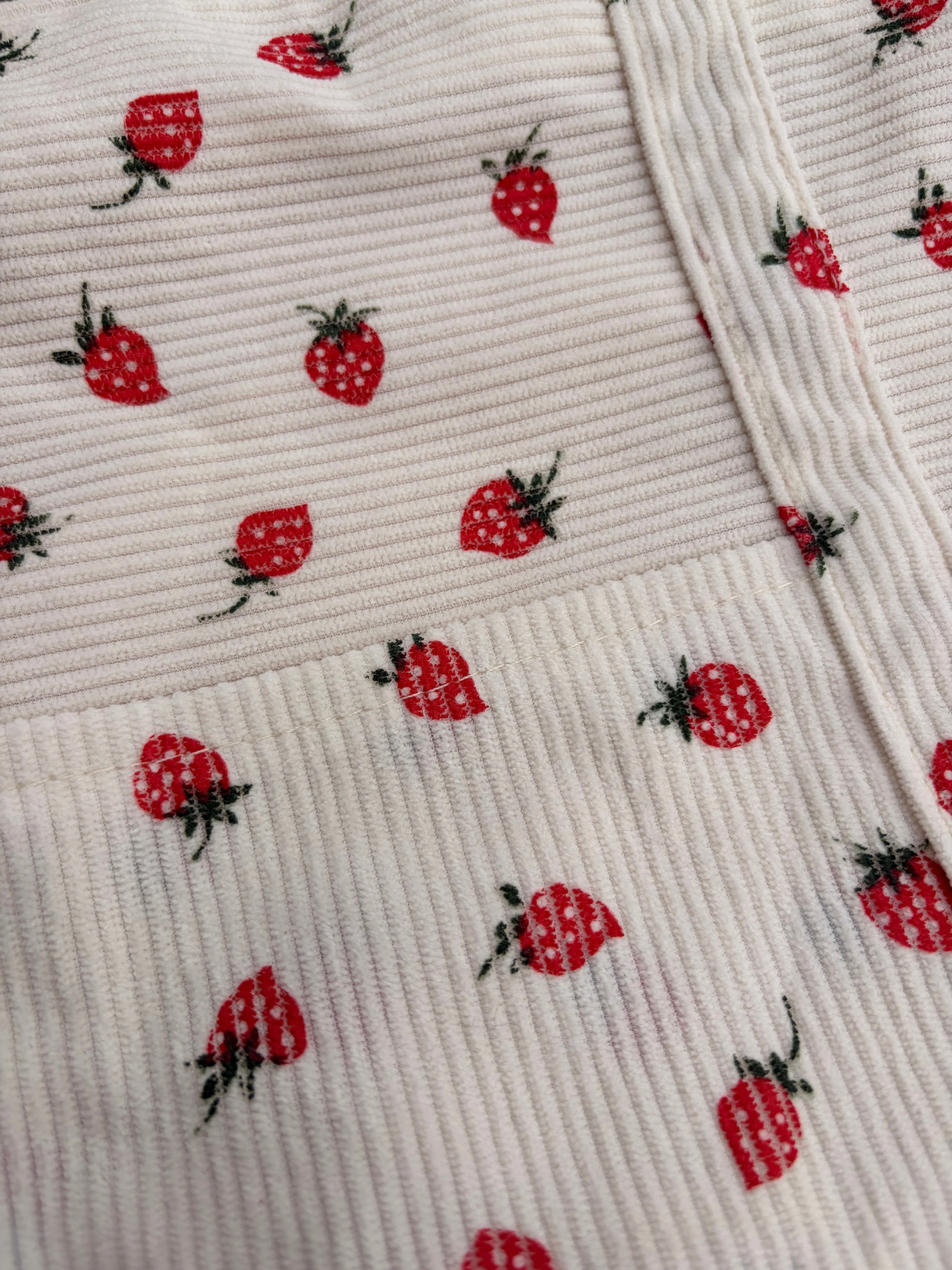 Tote Bag Erdbeere - Creme