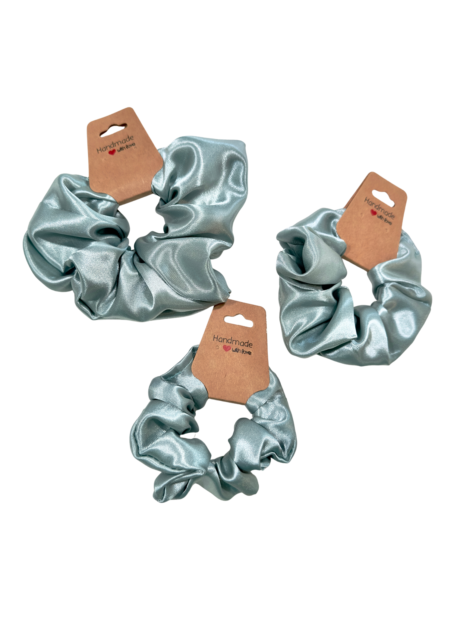 Scrunchie - Satin Blau