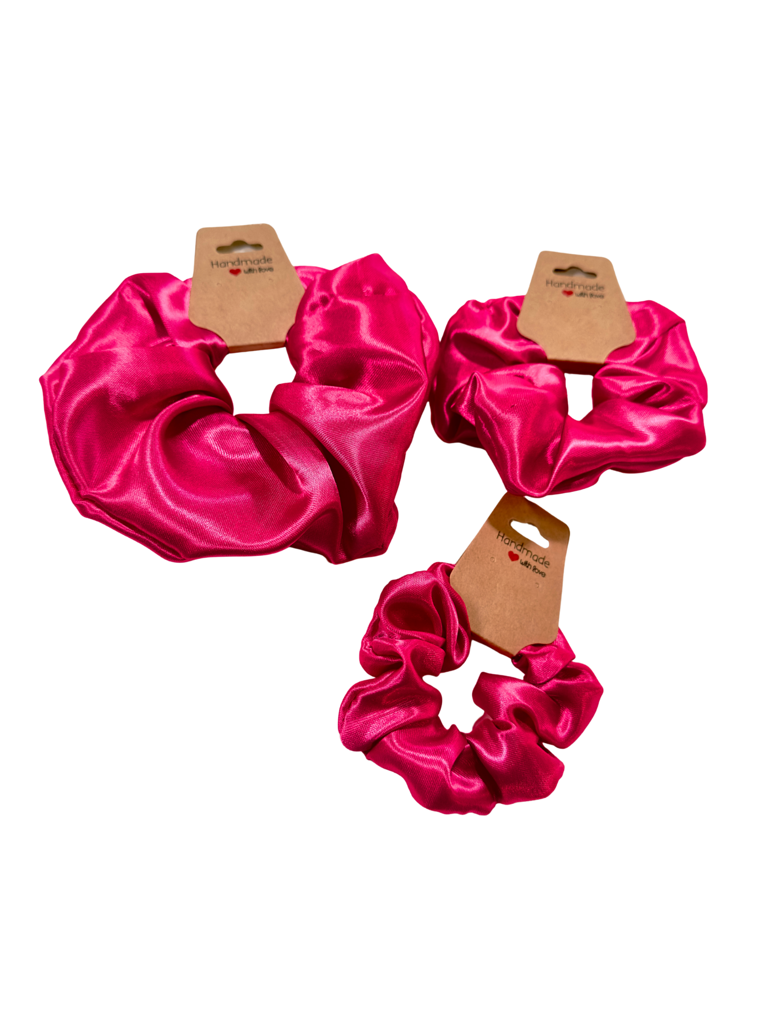 Scrunchie - Satin Pink