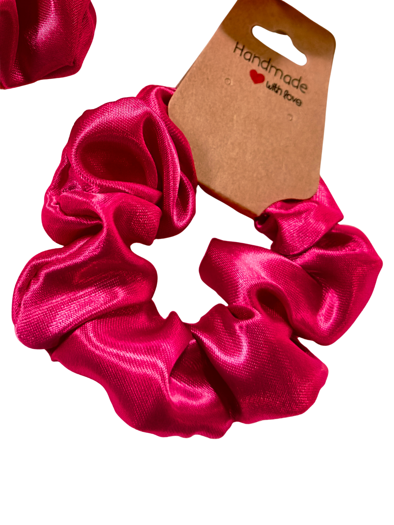 Scrunchie - Satin Pink